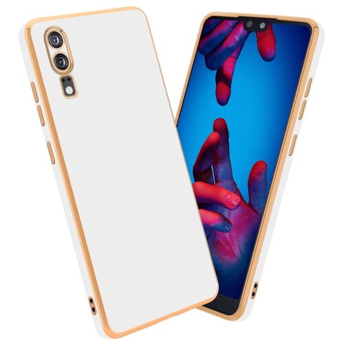Cadorabo DE-157982 coque pour téléphone Blanc pour Huawei P20
