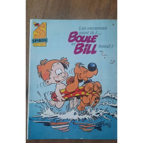 Revue Spirou N ° 2519 De 1986 Les Vacances Sont Là... Boule Et Bill Aussi!