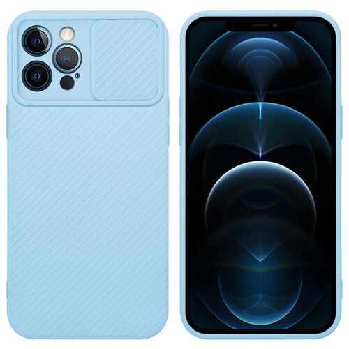 Cadorabo DE-157625 coque pour téléphone Bleu pour Apple iPhone 12 PRO MAX