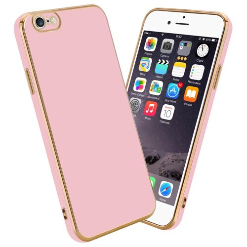 Cadorabo DE-157887 coque pour téléphone Rose pour Apple iPhone 6 PLUS / 6S PLUS
