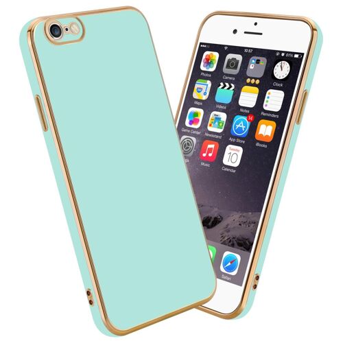 Cadorabo DE-157889 coque pour téléphone Vert pour Apple iPhone 6 PLUS / 6S PLUS