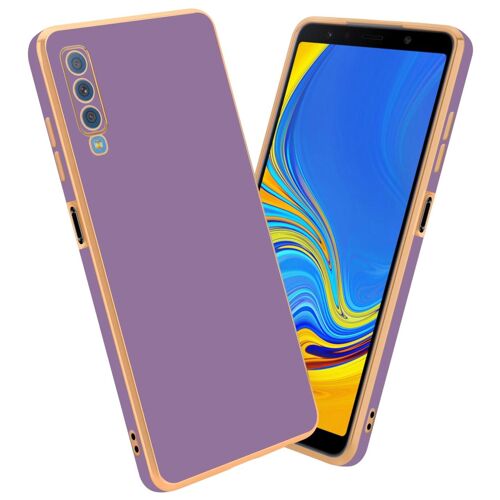 Cadorabo DE-158072 coque pour téléphone Lilas pour Samsung Galaxy A7 2018