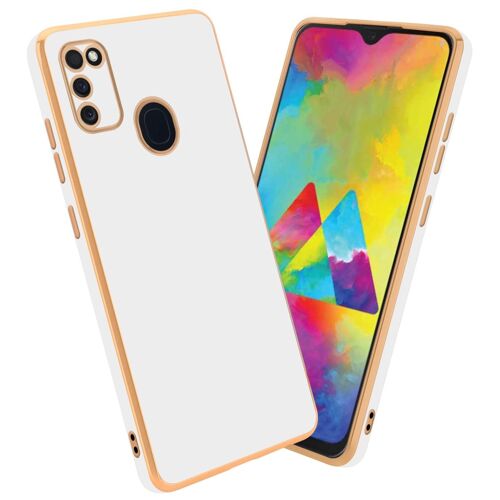Cadorabo DE-158102 coque pour téléphone Blanc pour Samsung Galaxy M21 / M30s