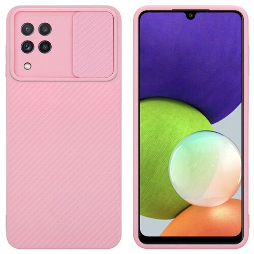 Cadorabo DE-157666 coque pour téléphone Rose pour Samsung Galaxy A22 4G