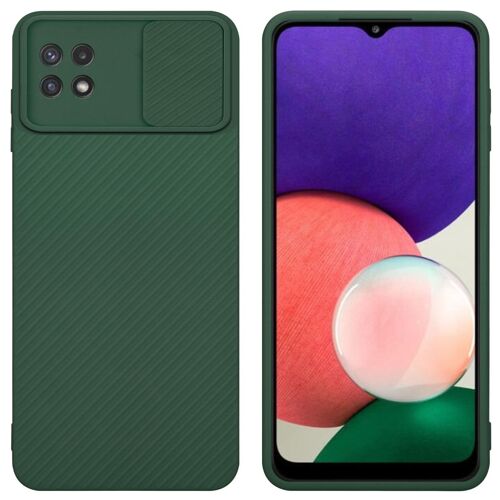 Cadorabo DE-157674 coque pour téléphone Vert pour Samsung Galaxy A22 5G