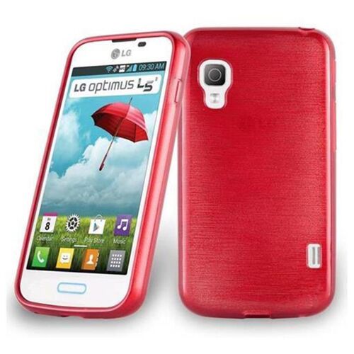 Cadorabo DE-104954 coque pour téléphone Rouge pour LG L5 II (2. SIM)