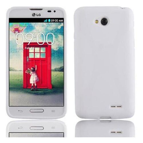 Cadorabo DE-101069 coque pour téléphone Blanc pour LG L70 (1. SIM)