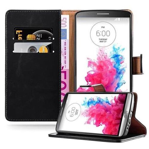 Cadorabo DE-107510 coque pour téléphone Noir pour LG G3