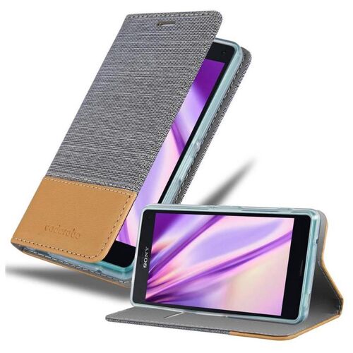 Cadorabo DE-108394 coque pour téléphone Gris pour Sony Xperia Z3 COMPACT