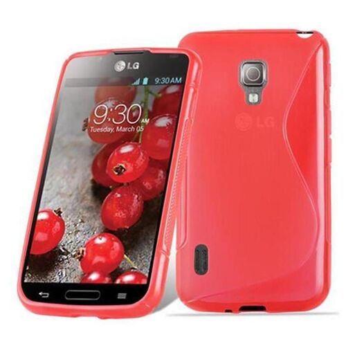 Cadorabo DE-105409 coque pour téléphone Rouge pour LG L5 II (2. SIM)