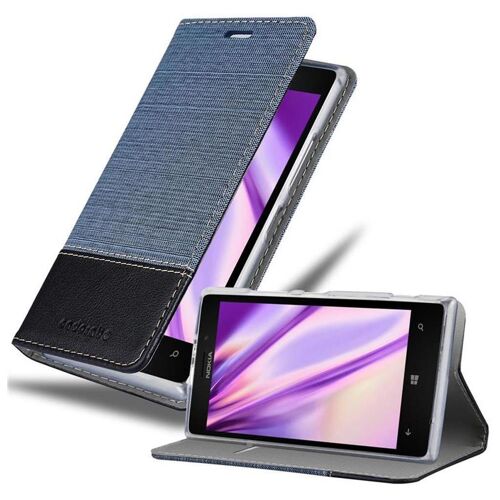 Cadorabo DE-108413 coque pour téléphone Bleu pour Nokia Lumia 925