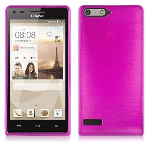 Cadorabo DE-105025 coque pour téléphone Rose pour Huawei ASCEND P7 MINI