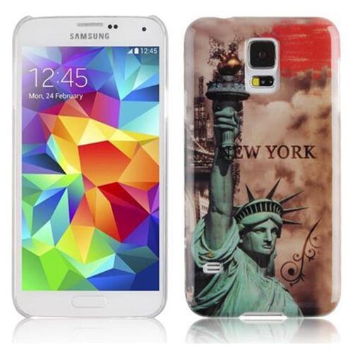 Cadorabo DE-101878 coque pour téléphone Marron pour Samsung Galaxy S5 / S5 NEO