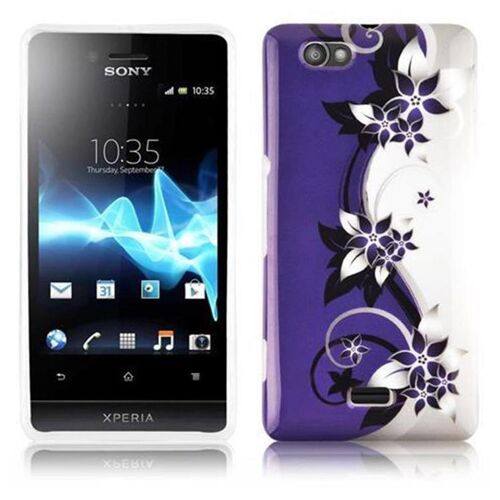 Cadorabo DE-102068 coque pour téléphone Lilas pour Sony Xperia M