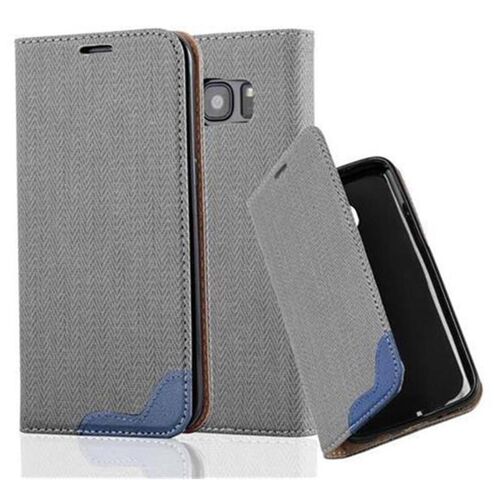 Cadorabo DE-108725 coque pour téléphone Gris pour Samsung Galaxy S7 EDGE