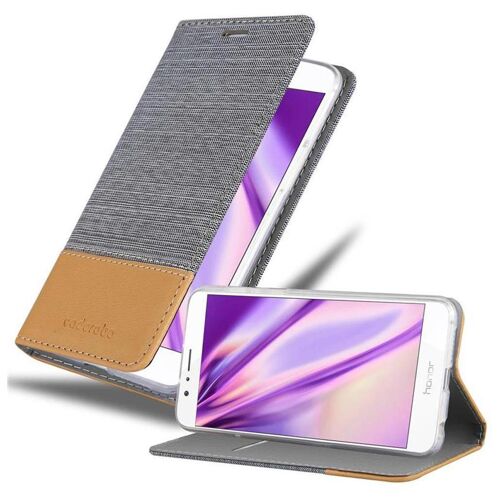 Cadorabo DE-109530 coque pour téléphone Gris pour Honor 8 / 8 PREMIUM