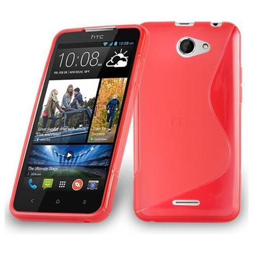 Cadorabo DE-105161 coque pour téléphone Rouge pour HTC Desire 316 / 516