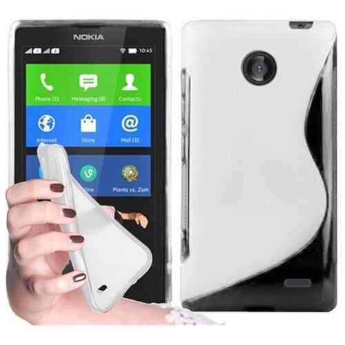 Cadorabo DE-101411 coque pour téléphone Transparent pour Nokia Lumia X