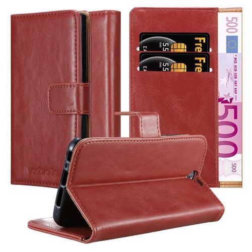 Cadorabo DE-119252 coque pour téléphone Rouge pour HTC ONE A9