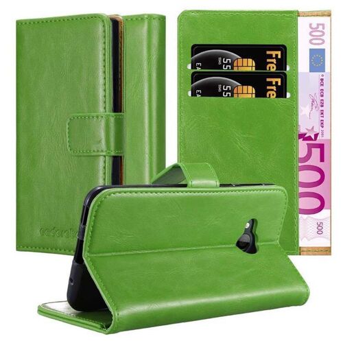 Cadorabo DE-119258 coque pour téléphone Vert pour HTC U PLAY