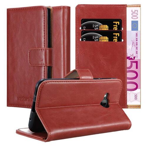 Cadorabo DE-119256 coque pour téléphone Rouge pour HTC U PLAY