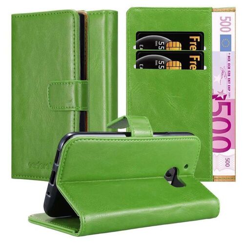 Cadorabo DE-119270 coque pour téléphone Vert pour HTC ONE M10