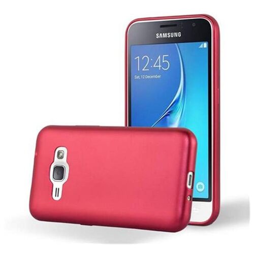 Cadorabo DE-103892 coque pour téléphone Rouge pour Samsung Galaxy J1 2016