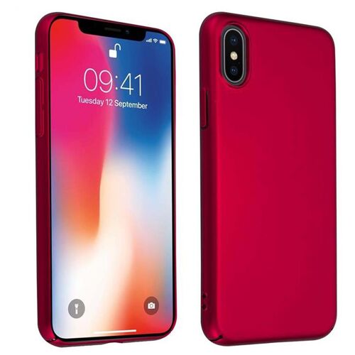 Cadorabo DE-117806 coque pour téléphone Rouge pour Apple iPhone X / XS