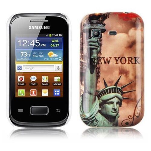 Cadorabo DE-102090 coque pour téléphone Marron pour Samsung Galaxy POCKET