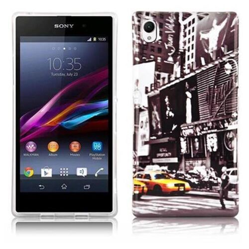 Cadorabo DE-102033 coque pour téléphone Gris pour Sony Xperia Z1
