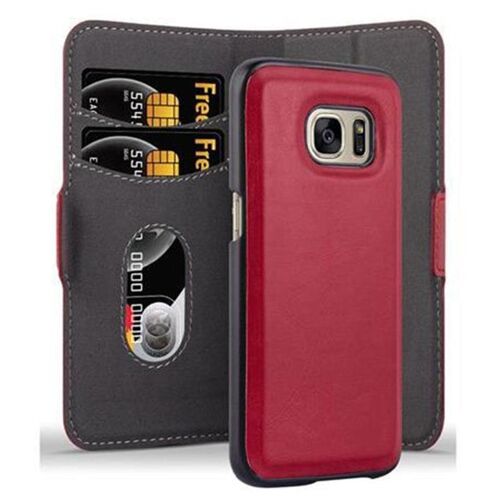 Cadorabo DE-110960 coque pour téléphone Rouge pour Samsung Galaxy S7