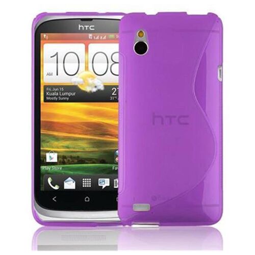 Cadorabo DE-101250 coque pour téléphone Lilas pour HTC Desire V