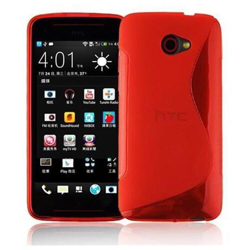 Cadorabo DE-101257 coque pour téléphone Rouge pour HTC BUTTERFLY S