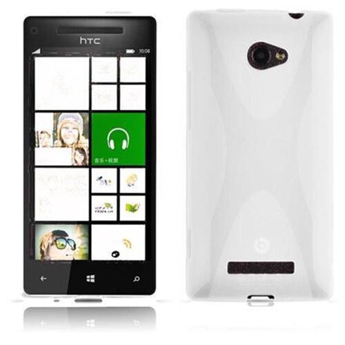 Cadorabo DE-101914 coque pour téléphone Blanc pour HTC Windows Phone 8X