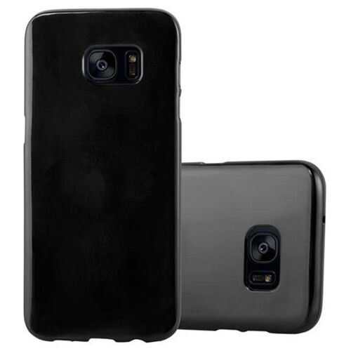 Cadorabo DE-108870 coque pour téléphone Noir pour Samsung Galaxy S7 EDGE