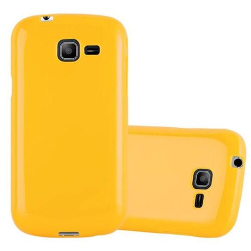 Cadorabo DE-110361 coque pour téléphone Jaune pour Samsung Galaxy TREND LITE