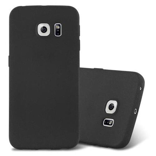 Cadorabo DE-108225 coque pour téléphone Noir pour Samsung Galaxy S6 EDGE