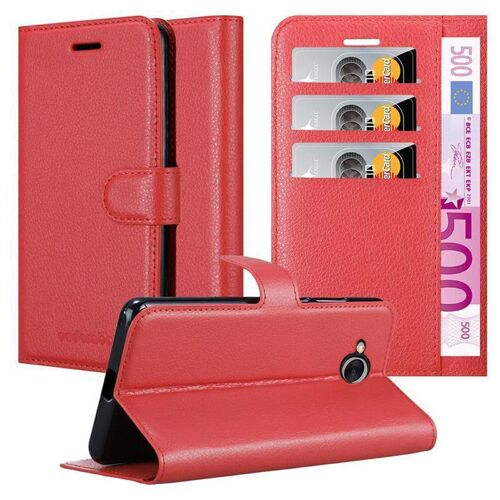 Cadorabo DE-113295 coque pour téléphone Rouge pour Huawei Y5 2017 / Y6 2017