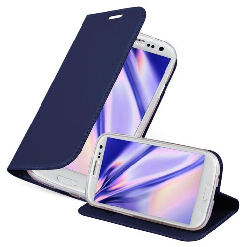 Cadorabo DE-113040 coque pour téléphone Bleu pour Samsung Galaxy S3 MINI