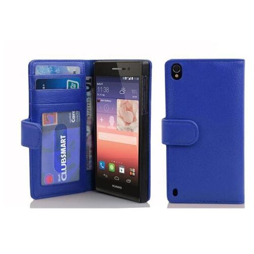 Cadorabo DE-101027 coque pour téléphone Bleu pour Huawei ASCEND P7