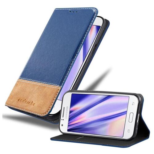 Cadorabo DE-108956 coque pour téléphone Bleu pour Samsung Galaxy J1 2015