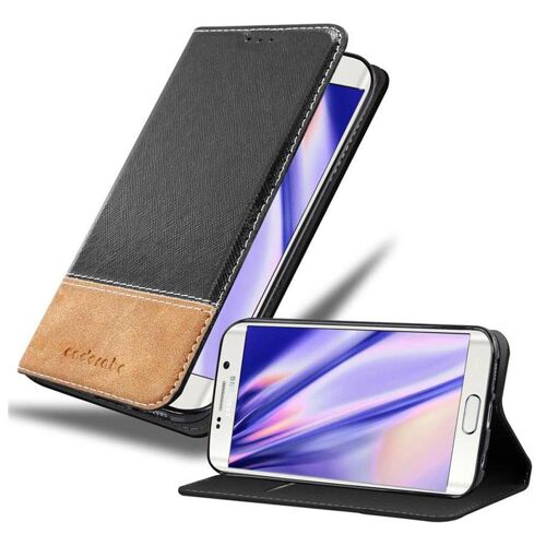 Cadorabo DE-108947 coque pour téléphone Marron pour Samsung Galaxy S6 EDGE