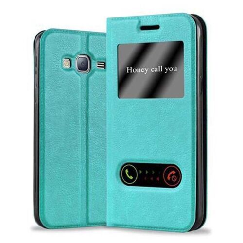Cadorabo DE-113838 coque pour téléphone Vert pour Samsung Galaxy J3 2016