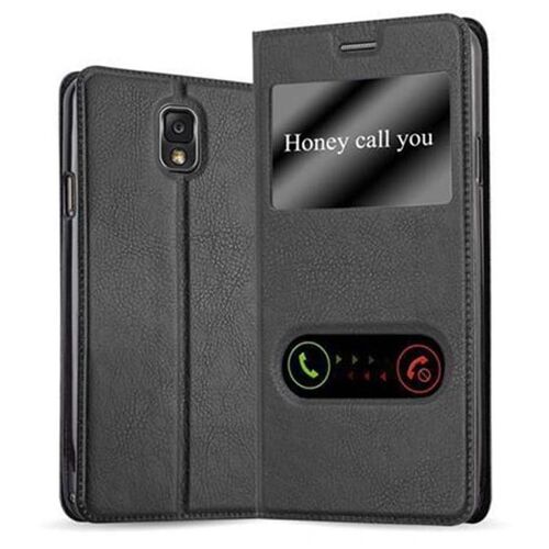 Cadorabo DE-113844 coque pour téléphone Noir pour Samsung Galaxy NOTE 3