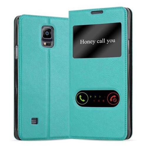 Cadorabo DE-113850 coque pour téléphone Vert pour Samsung Galaxy NOTE 4