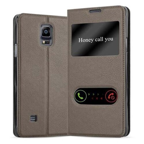 Cadorabo DE-113851 coque pour téléphone Marron pour Samsung Galaxy NOTE 4