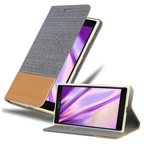 Cadorabo DE-114232 coque pour téléphone Gris pour Nokia Lumia 1520