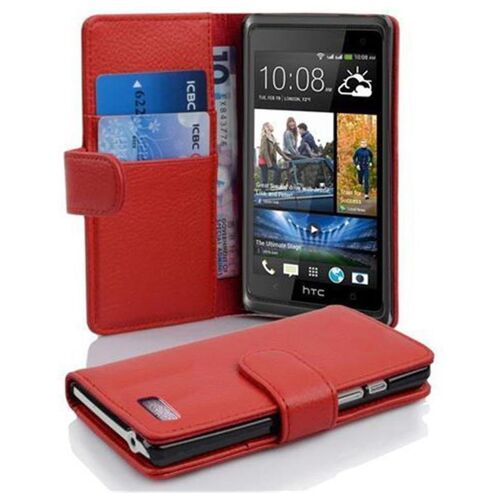 Cadorabo DE-101622 coque pour téléphone Rouge pour HTC Desire 600