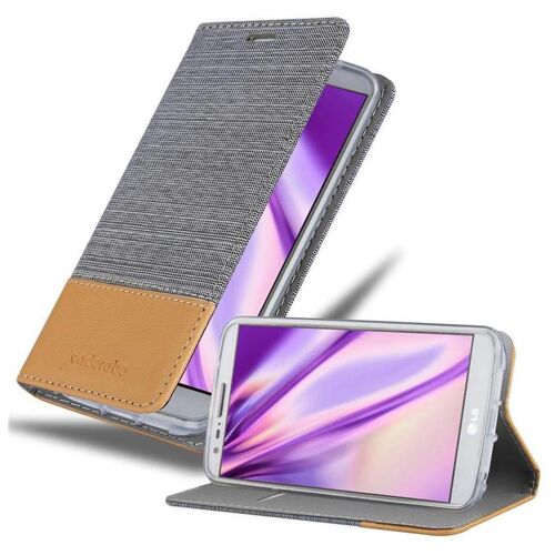 Cadorabo DE-108430 coque pour téléphone Gris pour LG G2