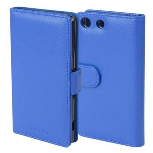 Cadorabo DE-110864 coque pour téléphone Bleu pour Sony Xperia M5